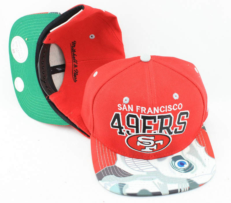 San Francisco 49ers Red Snapback Hat JT 0613